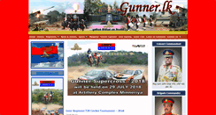 Desktop Screenshot of gunner.lk